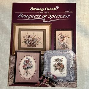 Stoney Creek Bouquets of Splendor vintage cross stitch patterns